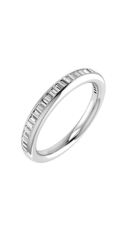Baguette Channel Ring