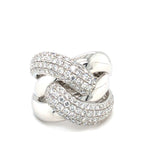 Braid Pave Ring