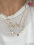 Big script name necklace*