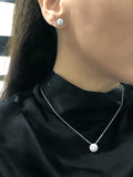 Double halo pendant